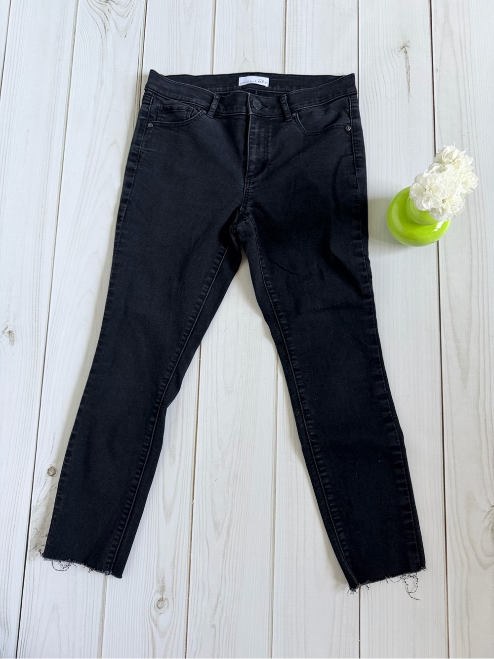 LOFT Black Jean Size 6P or 28P